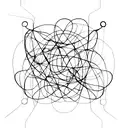 sonder / invisible string tattoo design idea