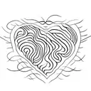 A minimalist tattoo of a book with a heartbeat line running through it, representing the client's love for psychology and the impact it has on understanding life and emotions. tattoo design idea