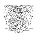 A minimalist tattoo of a book with a heartbeat line running through it, representing the client's love for psychology and the impact it has on understanding life and emotions. tattoo design idea