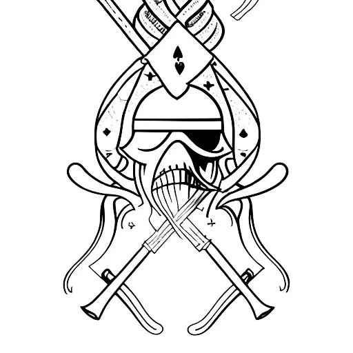 Ace of Spades tattoo design idea