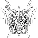 Asta's sword tattoo design idea