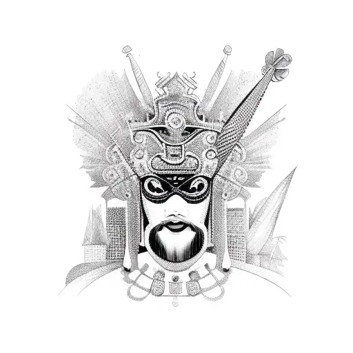 carnaval brazil tattoo design idea