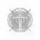 Ankh Symbol tattoo design idea