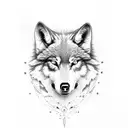 jesus wolf tattoo design idea