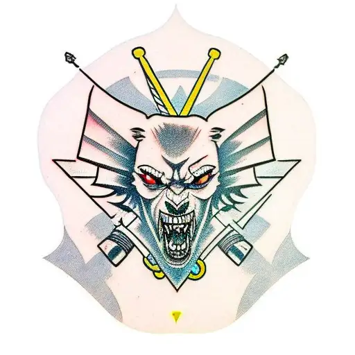 The witcher tattoo design idea