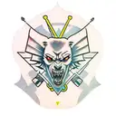 The witcher tattoo design idea