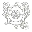 Akatsuki clan day of the dead theme  tattoo design idea