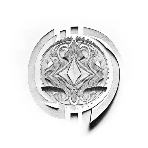 cuchillo con relieve dentro tattoo design idea