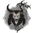 999 that doesnt look like 666 tattoo design idea