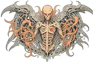 Spinal tattoo design idea