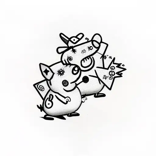 Amazon.com: Peppa Pig Sticker and Tattoos Party Favors Super Set Bundle ~  200 Peppa Pig Temporary Tattoos and Stickers (Peppa Pig Party Supplies) :  Toys & Games