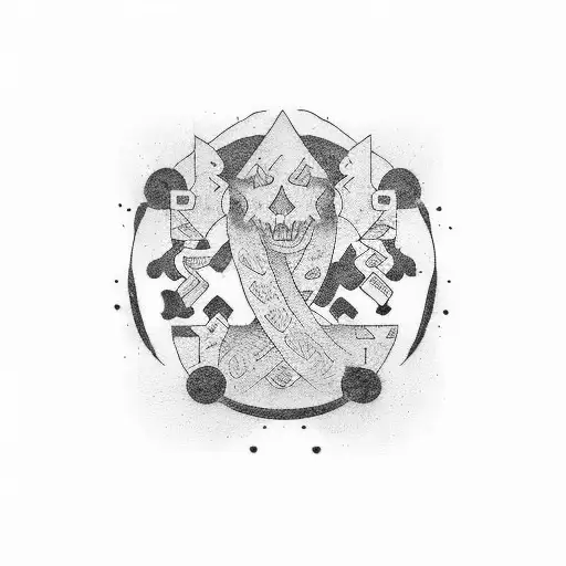 Claro, aquí hay el prompt en inglés:   **Blackwork tattoo for forearm with Japanese suminagashi mixed in. Small cursive  tattoo design idea
