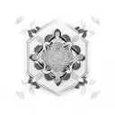 suminagashi tattoo design idea