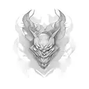 suminagashi tattoo design idea