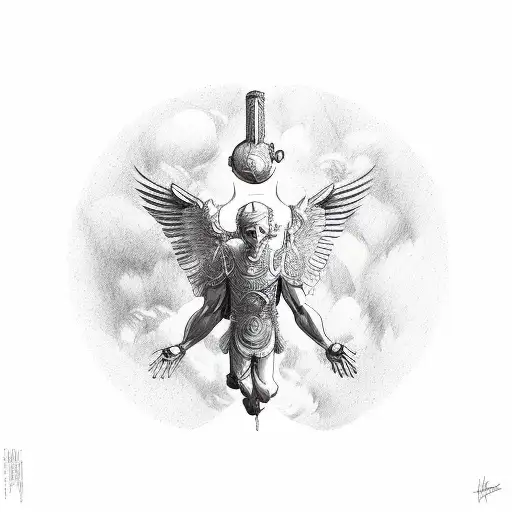 icarus myth  tattoo design idea