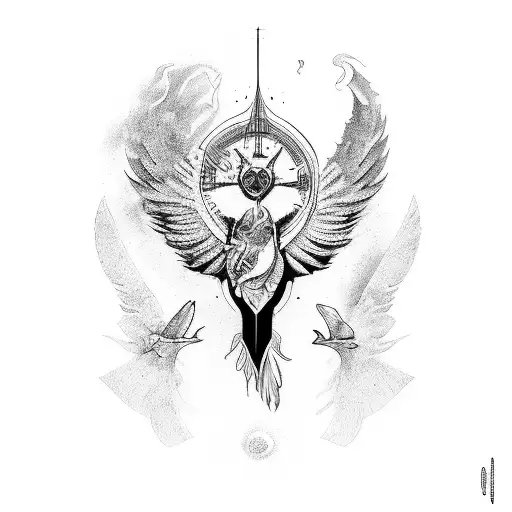 icarus tattoo design idea