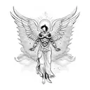 icarus myth  tattoo design idea