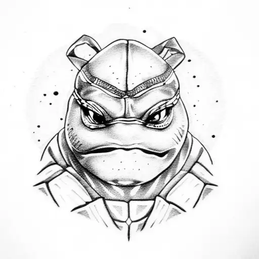 ninja turtles tattoo design idea