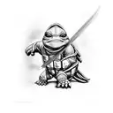 ninja turtles tattoo design idea
