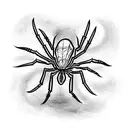 Spider tattoo design idea