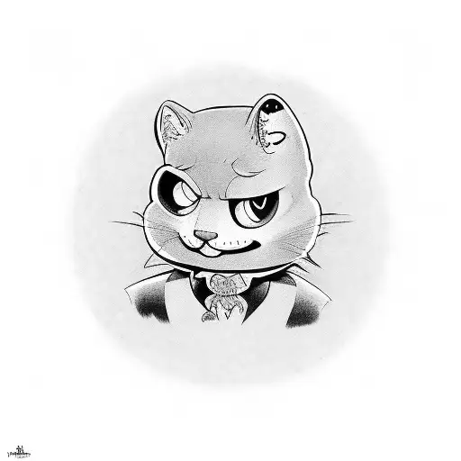 felix the cat  tattoo design idea