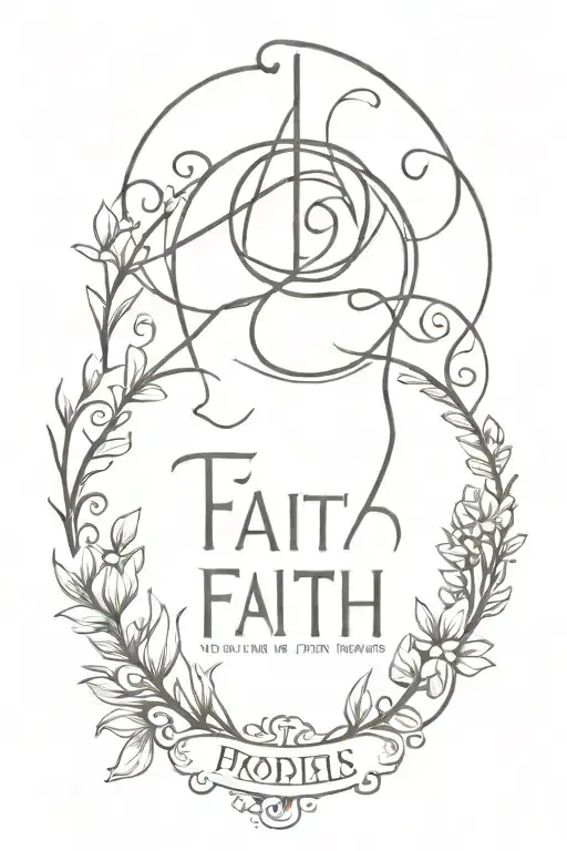 faith with proverbs 12:19 tattoo vertivally behind the ear tattoo design idea
