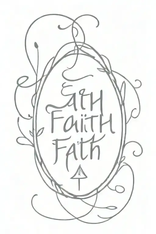 faith proverbs 12:19 Bible Script tattoo design idea