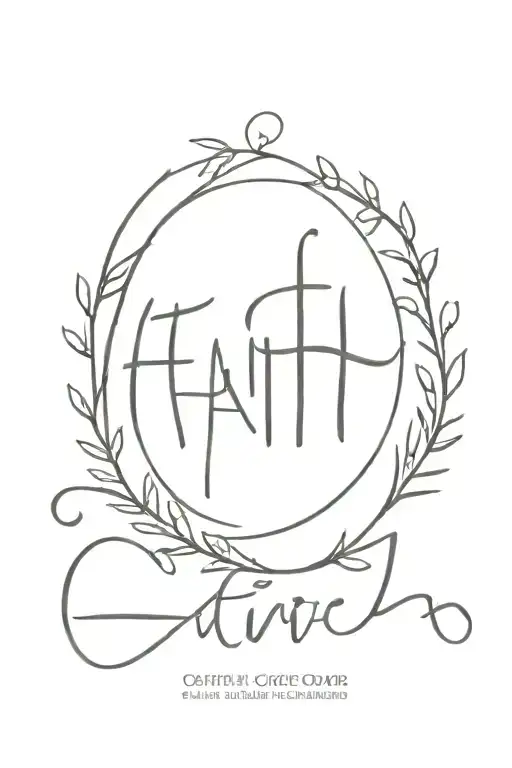 faith  proverbs 12:19   tattoo design idea
