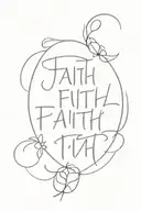 faith  proverbs 12:19   tattoo design idea