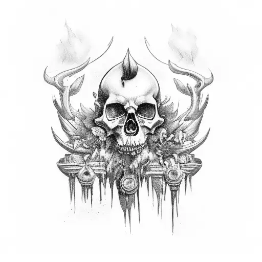 Die with memories not dreams tattoo design idea