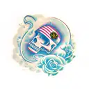 Die with memories not dreams tattoo design idea