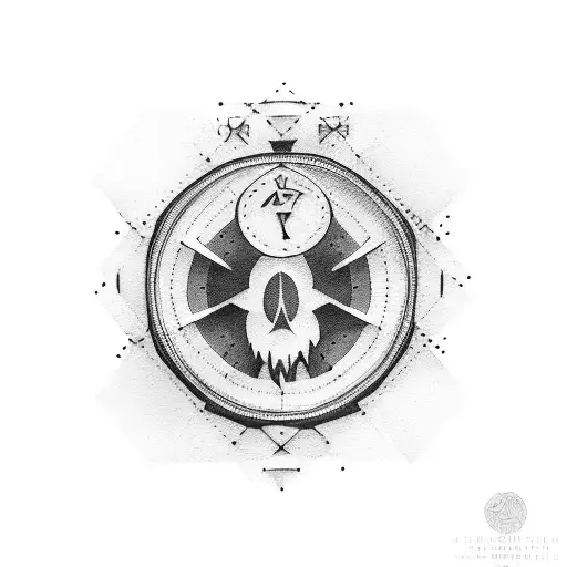 triathlon tattoo design idea