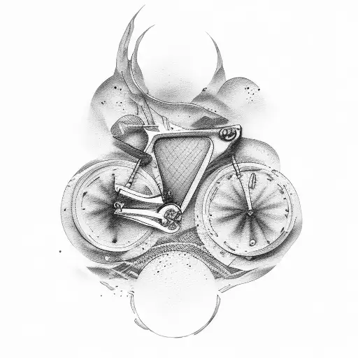 triathlon tattoo design idea