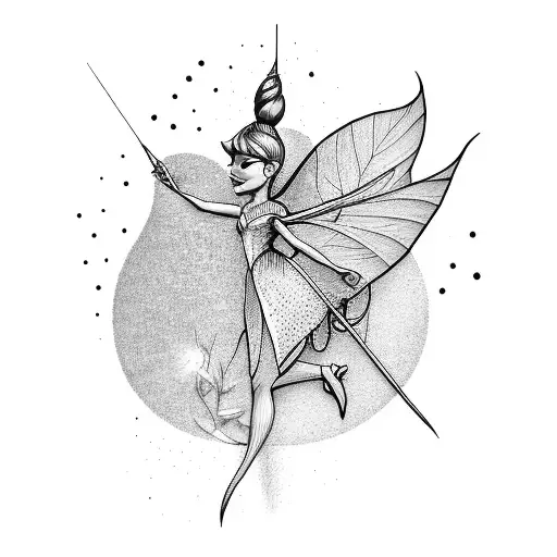 Tinkerbell  tattoo design idea