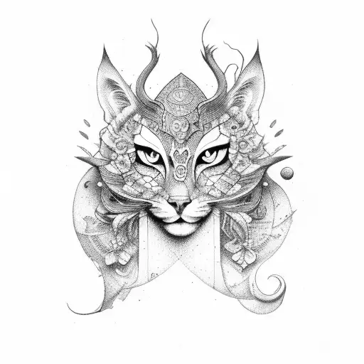 circe calice e varinha tattoo design idea