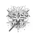 software and medicine tattoo design idea