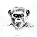 koba from planet of the apes tattoo design idea