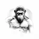koba from planet of the apes tattoo design idea
