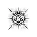 cross, snake, blood, Lucifer's seal, satanism, cruel, hell tattoo design idea