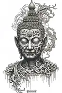 Buddhist tattoo design idea