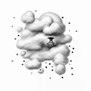 cloud  tattoo design idea