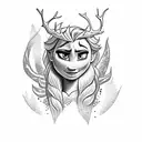 frozen heart tattoo design idea