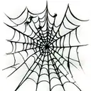 Spider Web tattoo design idea