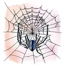 Spider Web tattoo design idea