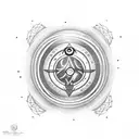 pokeball beyblade  tattoo design idea