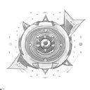 pokeball beyblade tattoo design idea