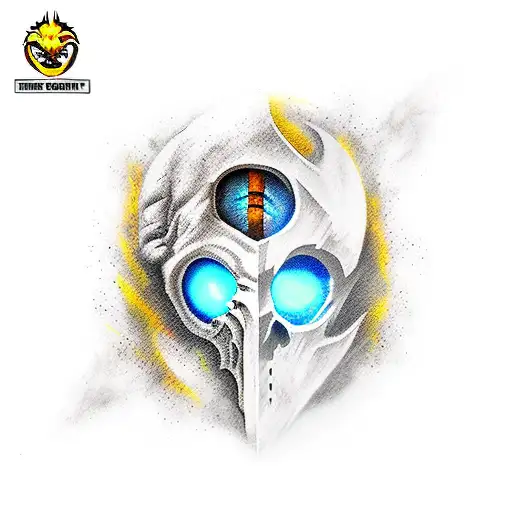 chao kan de mortal kombat tattoo design idea