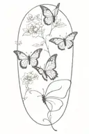 butterfly metamorphosis stages  tattoo design idea
