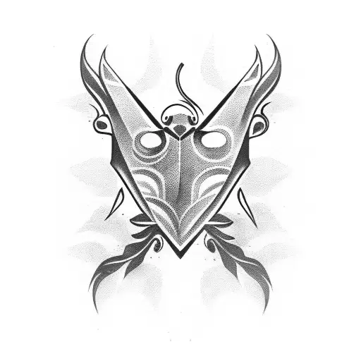 manta raya tattoo design idea