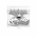 casino tattoo design idea